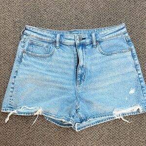 Abercrombie & Fitch Light Blue Jean Shorts
